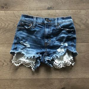 Denim shorts